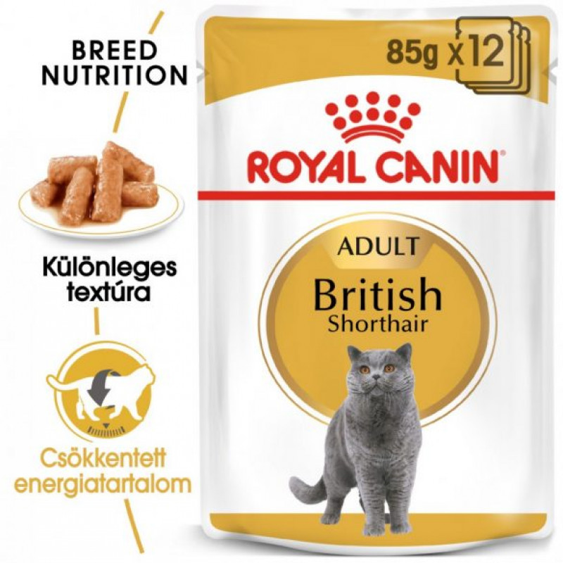 Royal Canin MACSKA alutasakos 85 g British Shortair adult (224440)