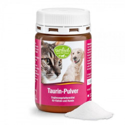 SB. Tierlieb Taurin por 100 g kutya-macska étrendkiegészítő Vitamin, étrendkiegészítő kutya-macska Sanct Bernhard