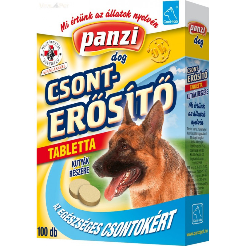 Panzi - Cani-tab kutya vitamin 100 db-os csonterősítő