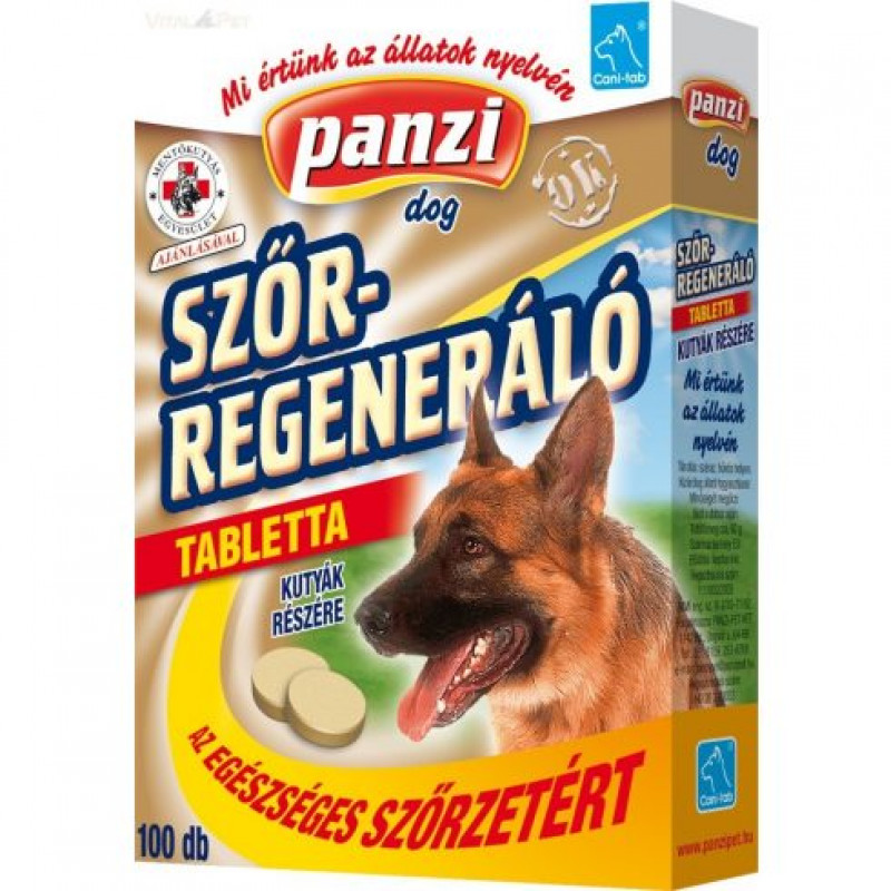 Panzi - Cani-tab kutya vitamin 100 db-os szőrregeneráló