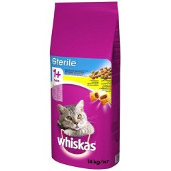 Whiskas 14 kg sterile száraz cicatáp Macskatáp, macskaeledel kutya-macska Whiskas