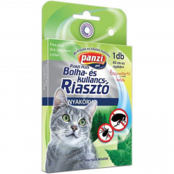 Panzi Cat bolha és kullancs riasztó nyakörv  43 cm dobozos Bolha, kullancs kutya-macska Panzi