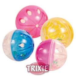TRIXIE 4166 cicajáték csörgős labda 4,5 cm 4 db-os Macskajáték kutya-macska TRIXIE