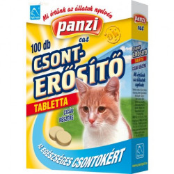 Panzi - Feli-tab cica vitamin 100 db-os csonterősítő Vitamin, étrendkiegészítő kutya-macska Panzi