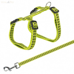 TRIXIE 4184 hám+póráz cica fényvisszaverős 22-42/10mm/1,2m Hám, nyakörv, póráz kutya-macska TRIXIE