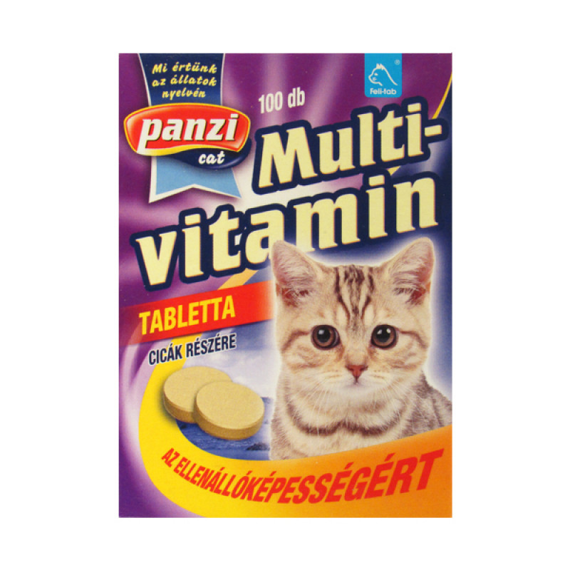 Panzi - Feli-tab cica vitamin 100 db-os multivitamin