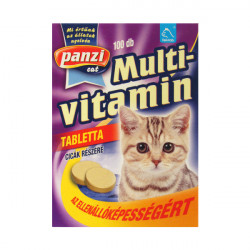 Panzi - Feli-tab cica vitamin 100 db-os multivitamin Vitamin, étrendkiegészítő kutya-macska Panzi