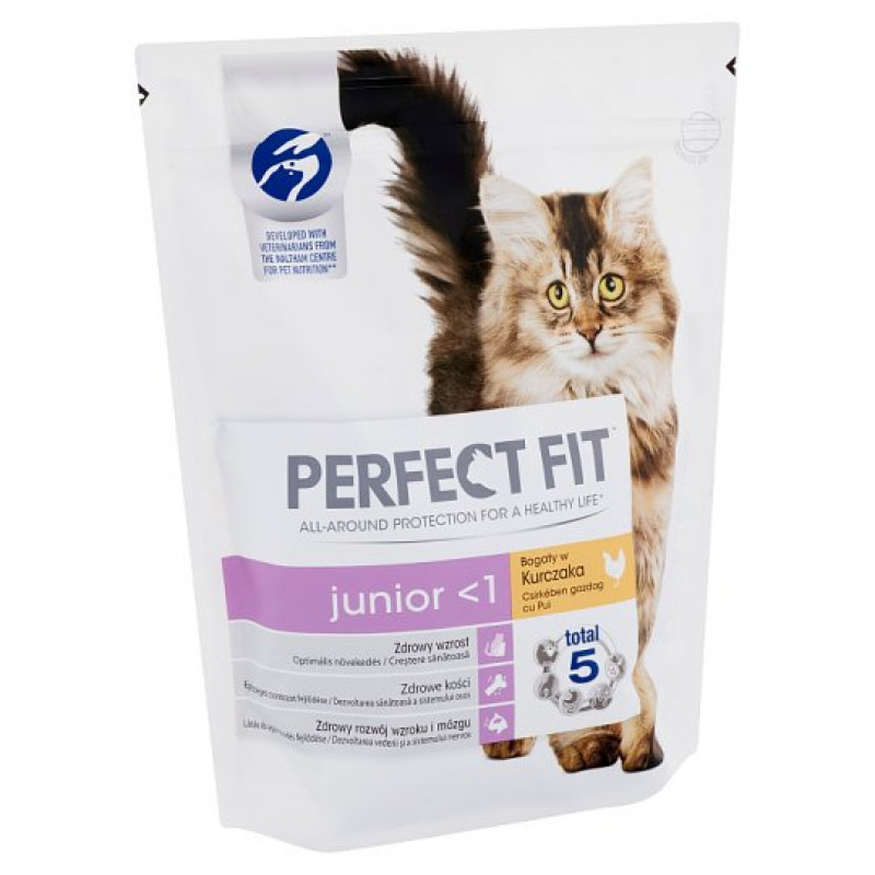 PERFECT FIT száraz cica eledel 750 g junior csirkés