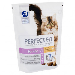 PERFECT FIT száraz cica eledel 750 g junior csirkés Macskatáp, macskaeledel kutya-macska PerfectFit
