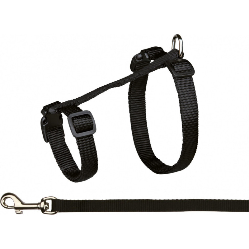 TRIXIE 41960 textilk hám+póráz cica XL 34-57 cm/13mm/1,2m