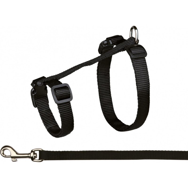 TRIXIE 41960 textilk hám+póráz cica XL 34-57 cm/13mm/1,2m