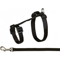 TRIXIE 41960 textilk hám+póráz cica XL 34-57 cm/13mm/1,2m Hám, nyakörv, póráz kutya-macska TRIXIE