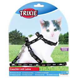 TRIXIE 4181 hám+póráz cica kölyök 21-33/8mm/1,2m műa csatos Hám, nyakörv, póráz kutya-macska TRIXIE