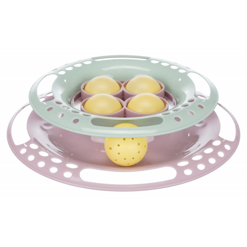TRIXIE 41340 cicajáték műa kergetős +4 db labdával 24 cm
