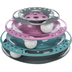 TRIXIE 41345 cicajáték műa kergetős torony labdákkal 25/13 cm Macskajáték kutya-macska TRIXIE