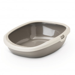Gizmo Medium - white-mocha Alomtálca, macska WC kutya-macska Savic