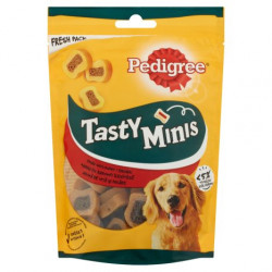 Pedigree Tasty Minis 155 g marha és baromfi szeletek Kutya kutya-macska Pedigree