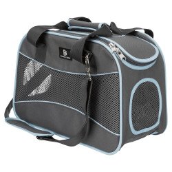 TRIXIE 28856 szállítótáska 20x29x43 cm 8 kg szürke/kék Szállítóeszközök kutya-macska TRIXIE