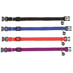 TRIXIE 4154 textil nyakörv elastic csengős műa. csattos Hám, nyakörv, póráz kutya-macska TRIXIE