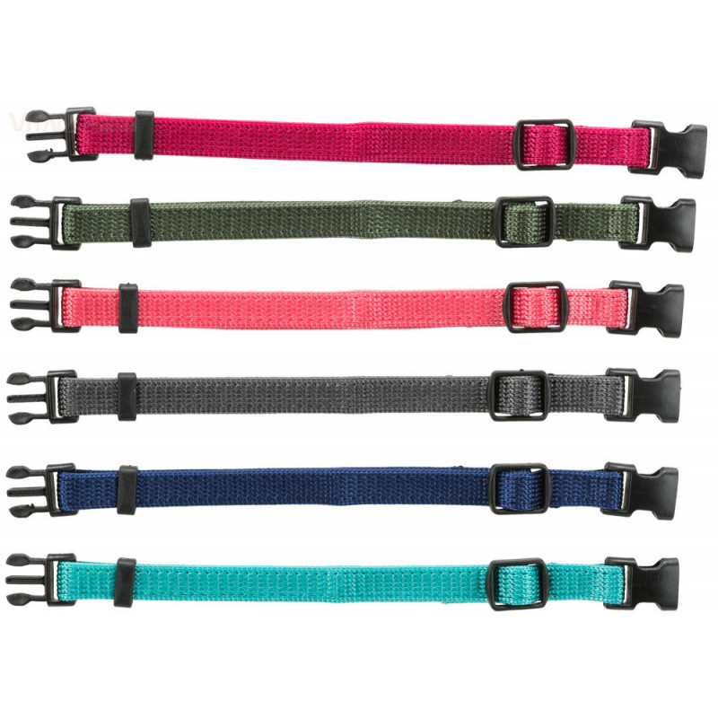 TRIXIE 15556 textil jelölőnyakörv szett 6db-os/22-35 cm-10 mm/