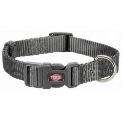 TRIXIE 201416 premium nyakörv XS-S 22-35 cm/10mm graphite Kutya kutya-macska TRIXIE
