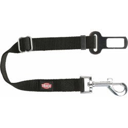TRIXIE 12771 póráz bizt. övhöz XS-S 2x30-45 cm fekete Kutya kutya-macska TRIXIE