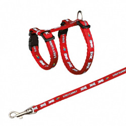 TRIXIE 6265 hám+póráz kistestű nyúl 20-33cm/8mm/1,25m Hám, póráz Rágcsáló TRIXIE