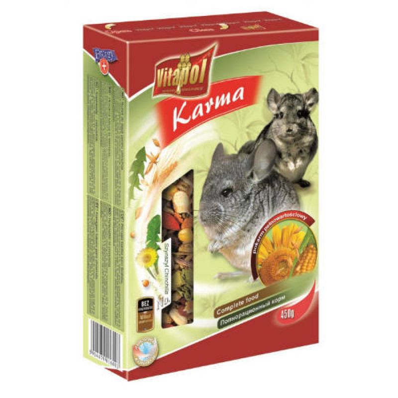 VP. (1600) Komplett csincsilla eledel 450g