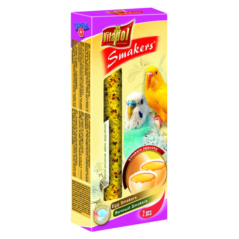 VP. (2106) Smakers rúd papagájnak 2db 90g tojás