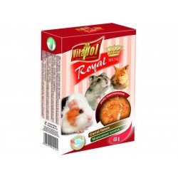 VP. (1012) Royal menü sárgarépa pehely 40 g    x Eledel Rágcsáló Vitapol