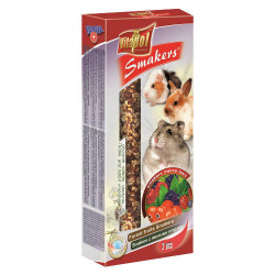 VP. (1110) Smakers rúd rágcsálóknak 2db 90g erdei gyümölcs Eledel Rágcsáló Vitapol
