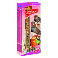 VP. (2307) Smakers rúd zebra pintyeknek 2db 60g gyümölcsös Madáreledel Madár Vitapol