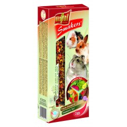 VP. (1112) Smakers 3in1 rúd rágcs. 135g zölds-gyüm-szentj Eledel Rágcsáló Vitapol