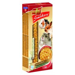 VP. (1115) Smakers rúd rágcsálóknak 2db 90g méz Eledel Rágcsáló Vitapol