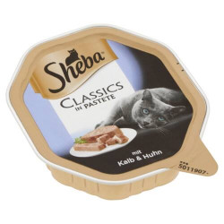 Sheba 85 g alutálcás borjú-csirke Konzerv, nedves táp kutya-macska Sheba