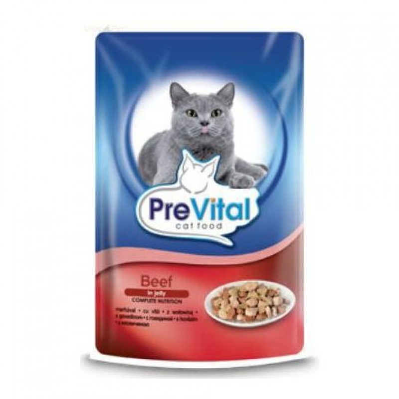 Prevital 100 g alutasakos kocsonyás eledel marhás