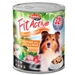 Panzi Fit Active Prémium 415 g kutyáknak meat-mix/húsmix gyümkok. Konzerv, nedves táp kutya-macska Panzi