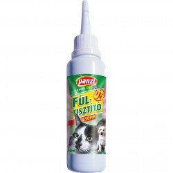 Panzi csepp fültisztító 100 ml Fültisztítás kutya-macska Panzi