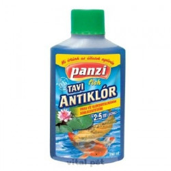 Panzi tavi vegyszer 250 ml antiklór (2500 l-hez) Felszerelés Akvarisztika Panzi