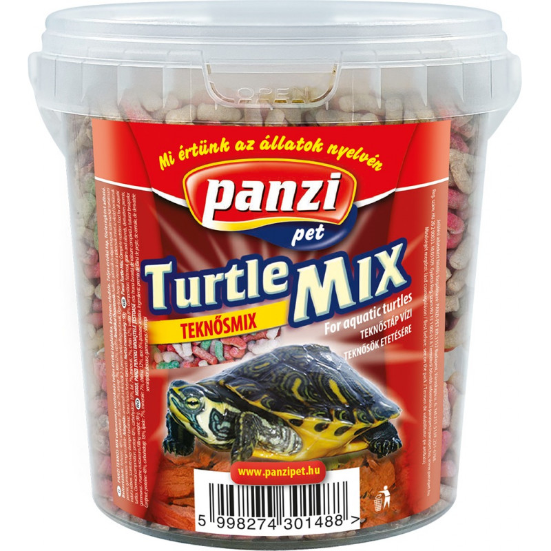 Panzi vödrös táp teknős mix  90G
