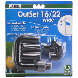 JBL Out-Set wide 16/22 CP e1500/1 kifolyó szett Kiegészítők Akvarisztika JBL