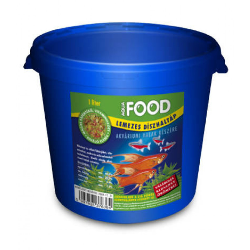 AQUA-FOOD vödrös díszhaltáp lemezes