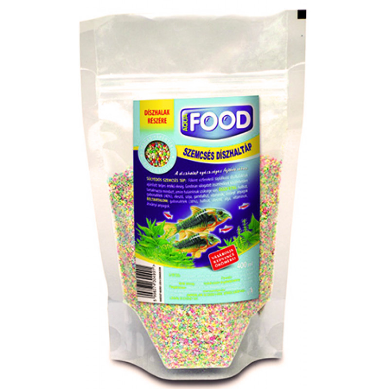 AQUA-FOOD 400 ml díszhaltáp talpastasakos lemezes