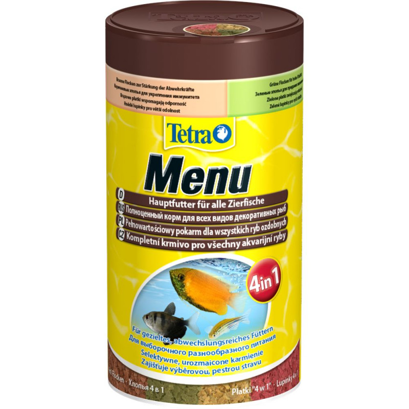 Tetra Menü 100 ml 4in1 lemezes táp