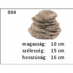 Kerámia M004 teknőskimászó mini 16×16×10 Berendezés, dekor Terrarisztika