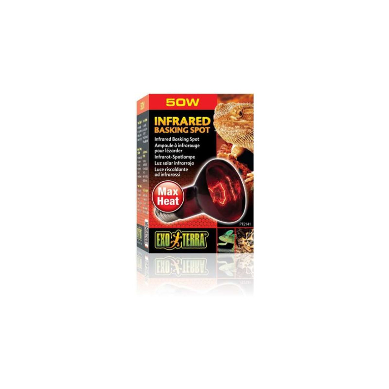 EXO-TERRA izzó 2141 Heat Glo 50 W  piros