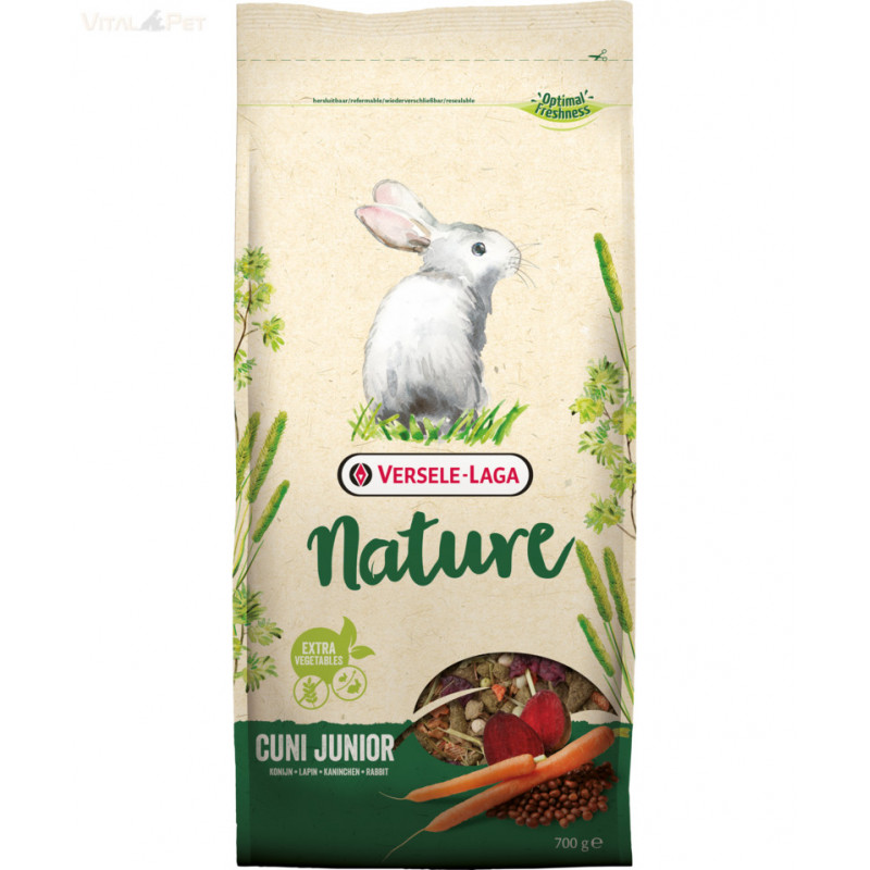 VL Nature törpe és fiatal nyulaknak eledel 700 g 461407