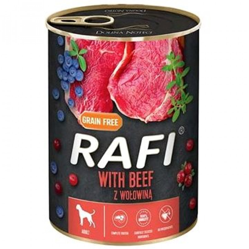 RAFI paté 800 g Gab.mentes 65% marha+kék- és v.áfonya