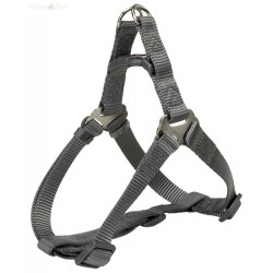 TRIXIE 204516 premium hám belépős M 2/50-65 cm graphite Kutya kutya-macska TRIXIE