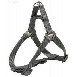 TRIXIE 204516 premium hám belépős M 2/50-65 cm graphite Kutya kutya-macska TRIXIE